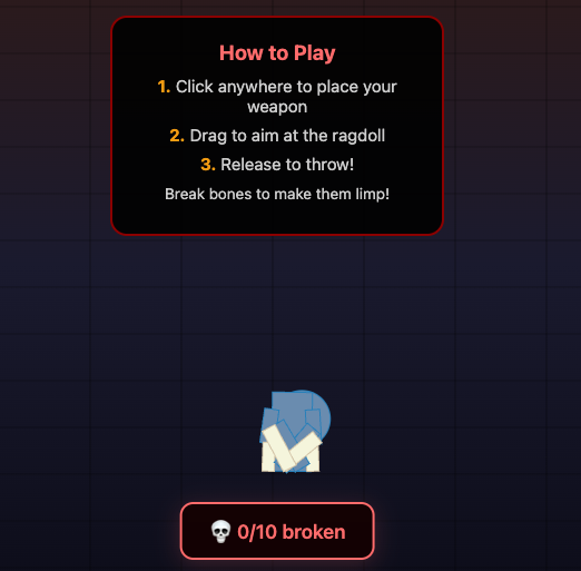 Breaking Bones game
